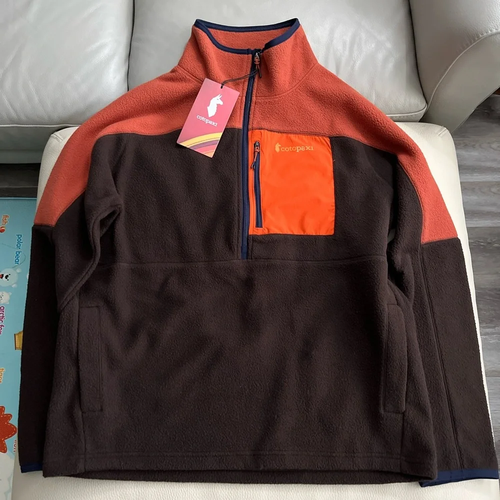 ✨Host Pick✨NWT - Cotopaxi Men’s Abrazo Half Zip Fleece Jacket - Size L - Picture 2 of 8
